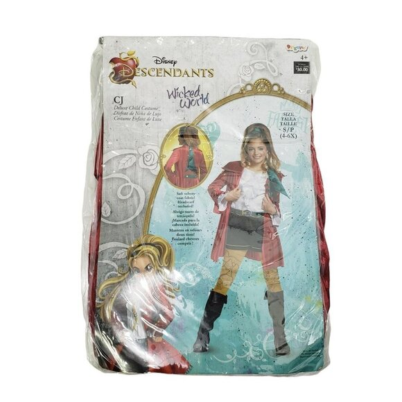 NWT Disney S Descendants: CJ Deluxe Child Halloween Costume Size Small - Picture 1 of 7
